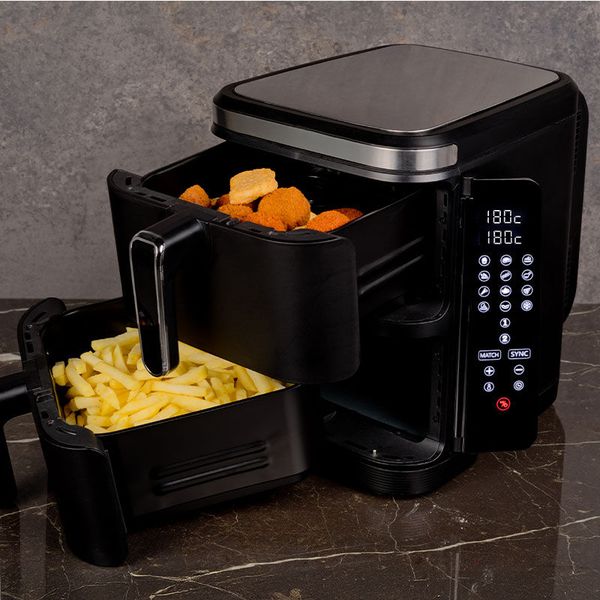 Nexxt Double Stacked Airfryer laagste prijs voor 79 euro hoge korting