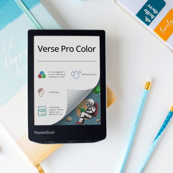 PocketBook Verse Pro Color eReader met korting e-reader met kleurenscherm voor kinderen en volwassenen