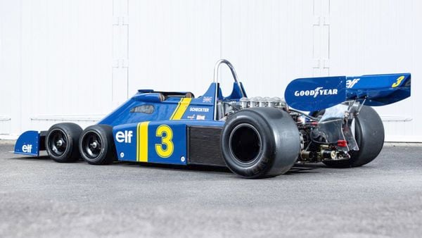 Tyrrell P34 zes wielen zeswieler F1 Formule 1 auto veiling