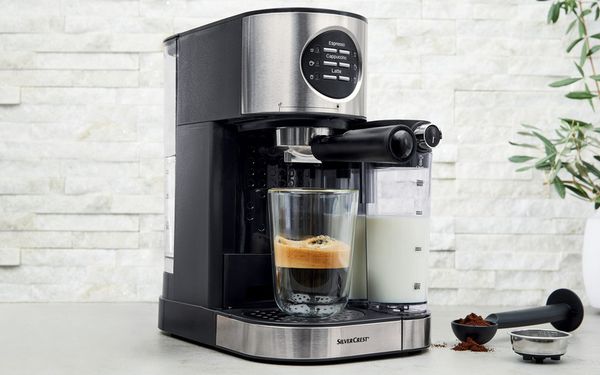 espressomachine, koffiezetapparaat, betaalbaar, lidl, korting, silvercrest