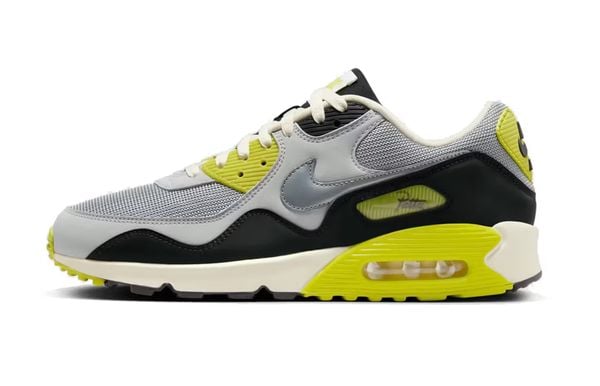 patta x nike air max 90 waves nieuwe sneakers cyber geel grey