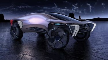 delorean omega 2040, offroad auto, back to the future