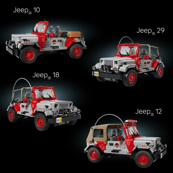 LEGO Jurassic Park Jeep Wrangler