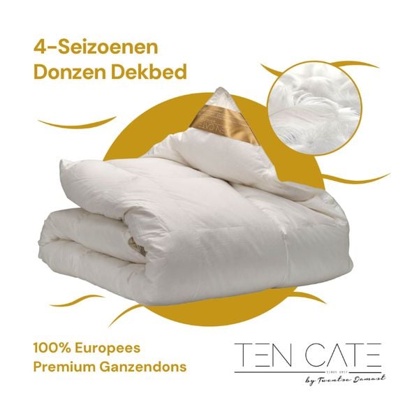 ten cate 4 seizoenen donzen dekbed 50 procent korting deal dons ganzendons