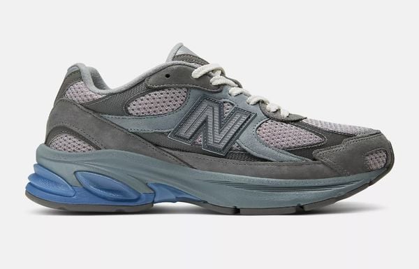 new balance 2010 abzorb dad sneakers 40 procent korting sale 102 euro grijs blauw