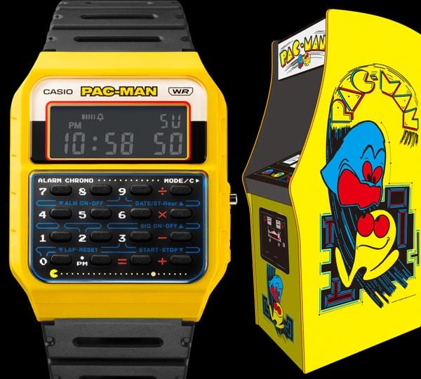 Casio x Pac-Man CA-53WPC-1B betaalbaar retro horloge vintage collection