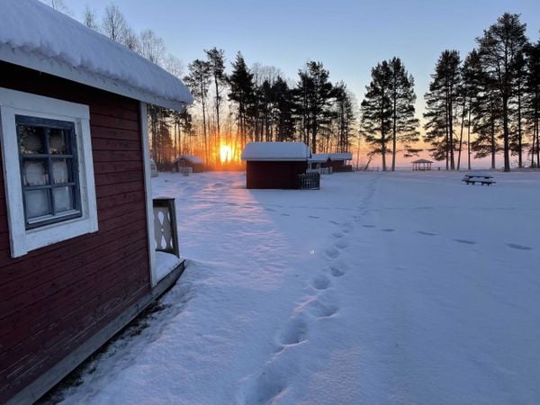 camping in zweden te koop dalarna 539000 euro huis natuur strand meer winter