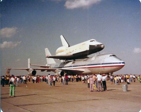 Shuttle Enterprise Ellington Airfield 1978