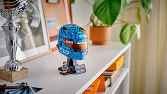 LEGO Norris en Piastri MClaren F1 Helmen 44444