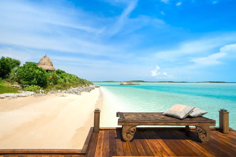 duurste airbnb ter wereld, Musha Cay, privé eiland, bahama's