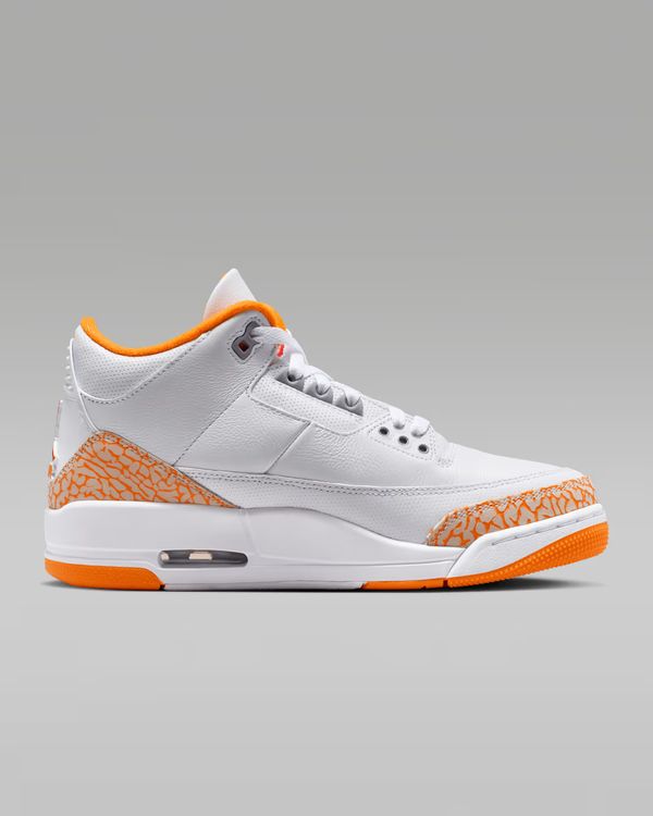 nike aj sneakers Air Jordan 3 Retro 'White and Orange Peel' (2)