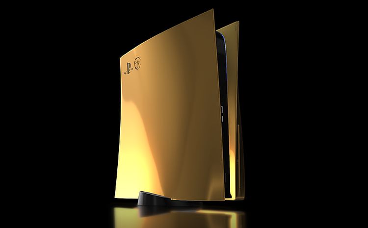 Playstation 5 24-karaats goud