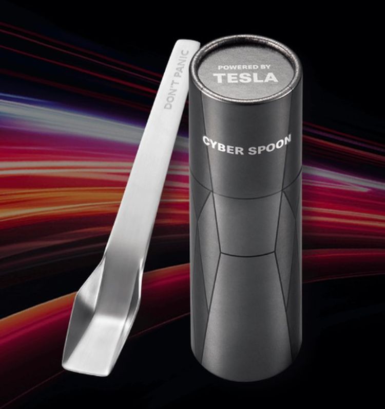 Tesla Cybertruck Cyber Spoon McDonald's