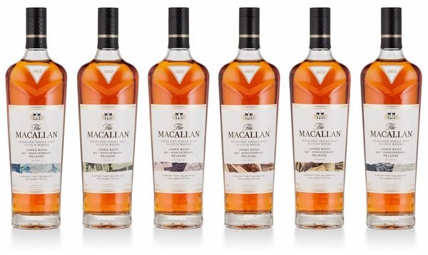 the macallan 60 anniversary, single malt whisky, james bond, 007