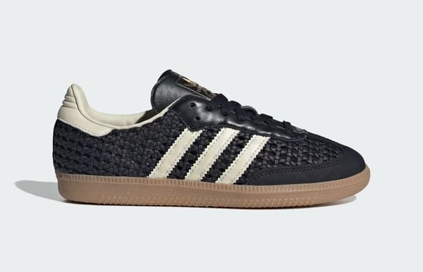 adidas samba zwarte sneakers 130 euro gevlochten bovenwerk luchtig lente zomer 2026