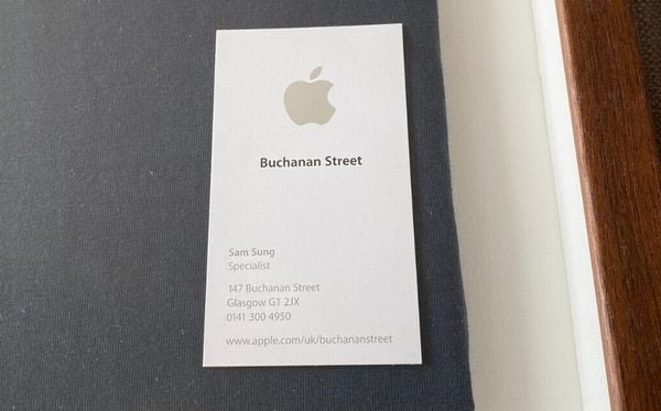 apple specialist sam sung, visitekaartje, ebay