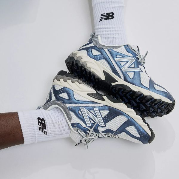new balance 610v1 blauw nieuwe trail-sneakers met korting