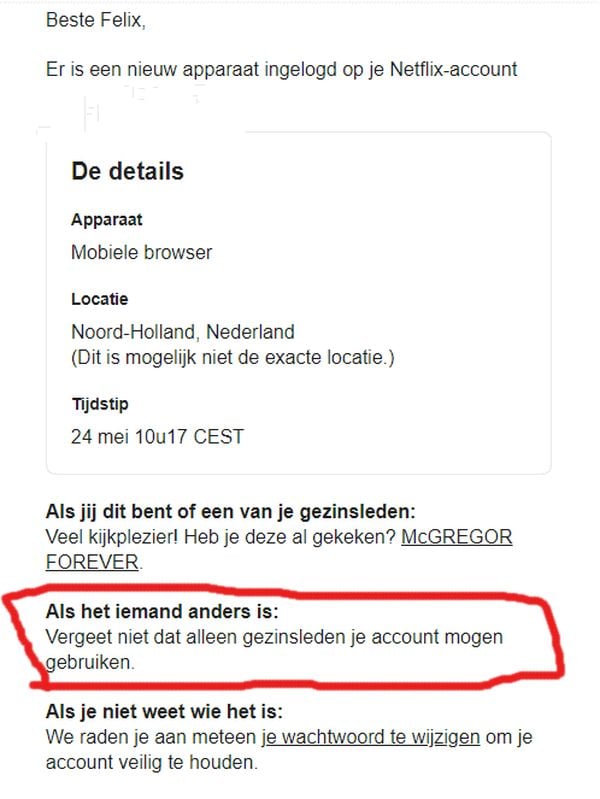 netflix, account sharers, netherlands, share password