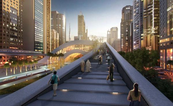 Sheikh Zayed Road, groene supersnelweg, snelweg, dubai, world architecture festival, x-space, smart cities, award