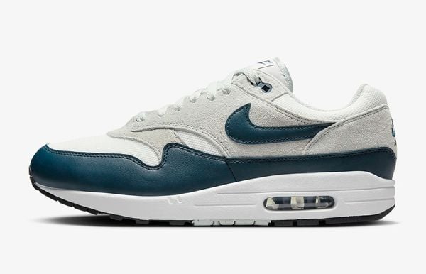nike air max 1 essential wit blauwe sneakers met korting in sale 2025