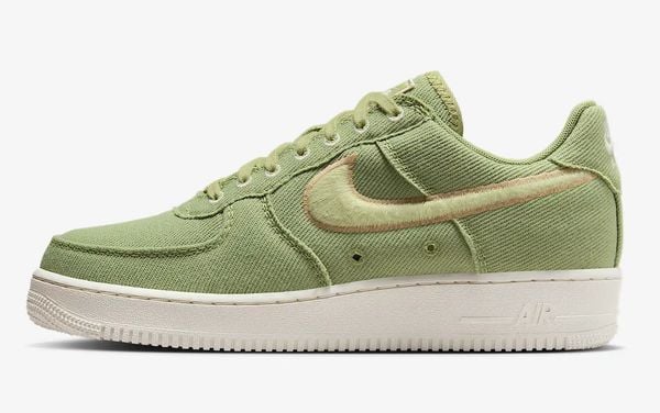 Nike Air Force 1 Low Canvas Dusty Olive Sneakers copy