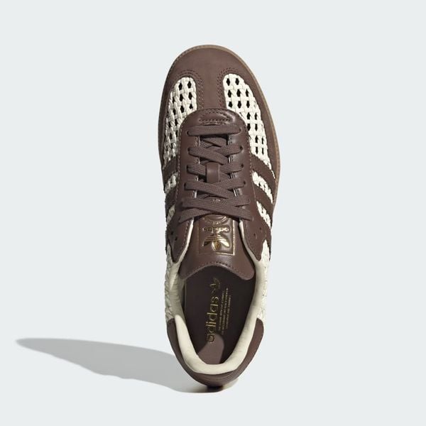 adidas samba beige bruine sneakers 130 euro gevlochten bovenwerk luchtig lente zomer ss 2026