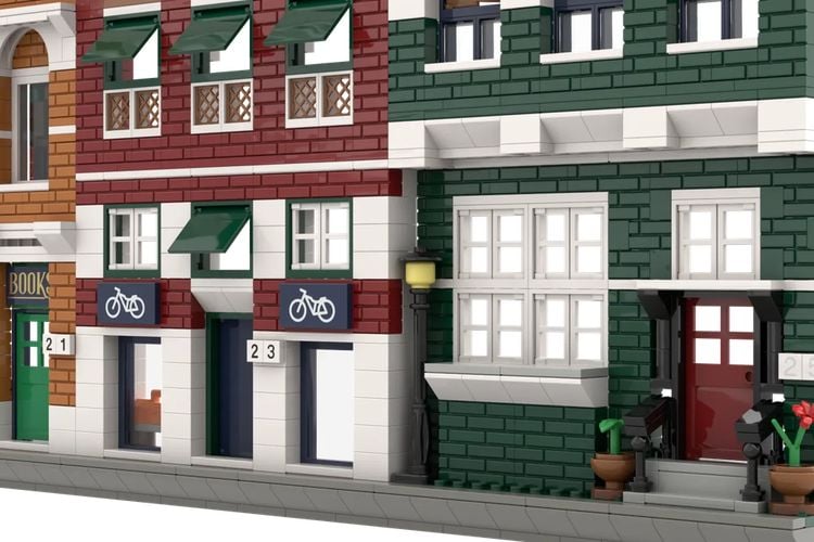 LEGO Amsterdam Dutch facades grachtenpanden set