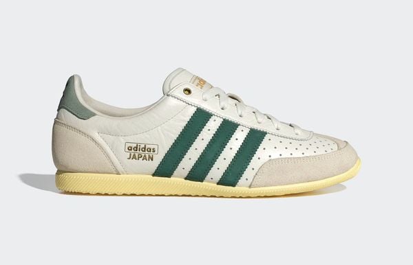 adidas japan nieuwe sneakers zelfde prijs samba gebroken wit groen