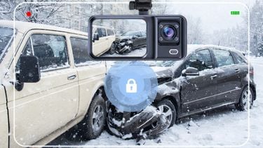 Deze dashcam van €25 is juridisch bewijs bij schade door anderen