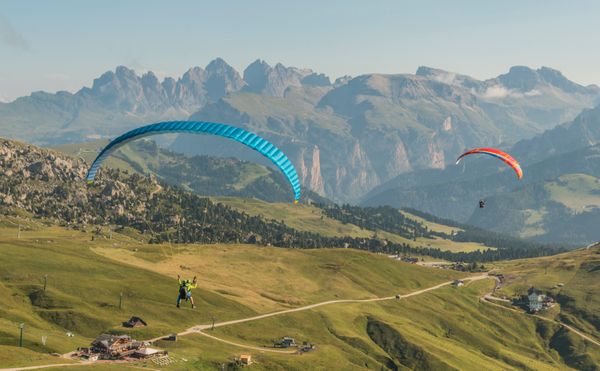 The North Face Mountain Festival paraglide