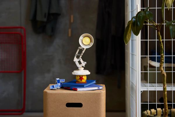 LEGO Ideas set Pixar Luxo Jr logo