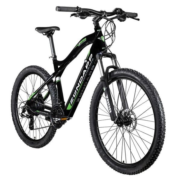 Zündapp E-mountainbike Z898, betaalbare elektrische fiets lidl, korting op e-bike, zwart