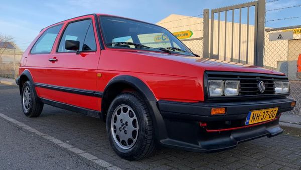 betaalbare rode volkswagen golf als occasion uit 1985 belastingvrij