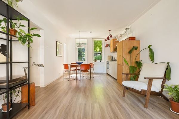 funda woning amsterdam 385000 euro tuin mooie ligging west houthavens huis kopen woonkamer