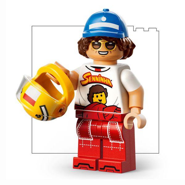 LEGO 43024 Ayrton Senna Helmet Formule 1 set 2