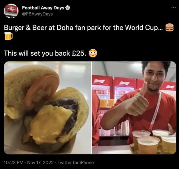 fyre festival, wk qatar, eten, hamburger