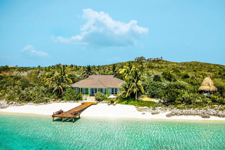 duurste airbnb ter wereld, Musha Cay, privé eiland, bahama's