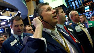 Oorlogstaal Trump leidt tot hysterische piek op de beurs