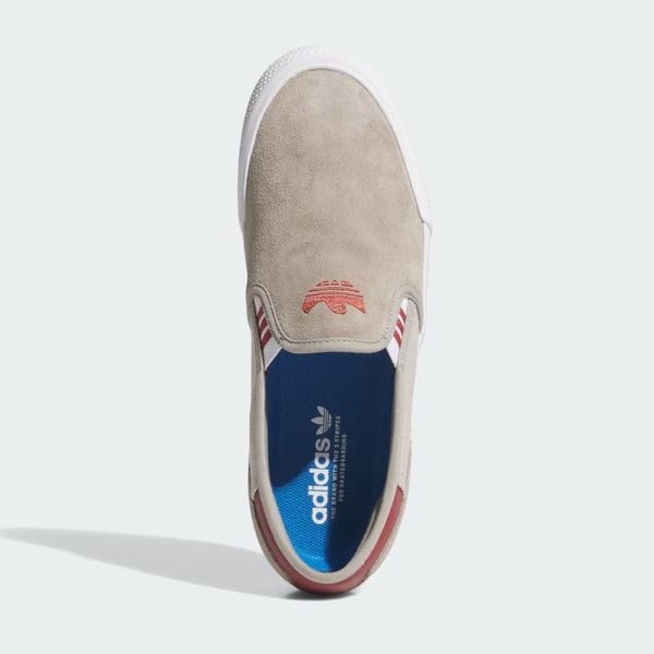 adidas Shmoofoil slip-on sneakers in skatestijl voor 80 euro ghost logo beige