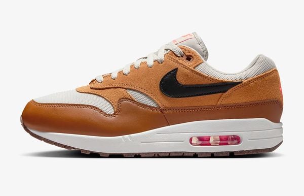 nike air max 1 essential wit bruine sneakers met korting in sale 2025