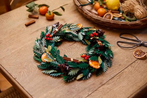 kerstkrans lego black friday korting op 18+ bouwset