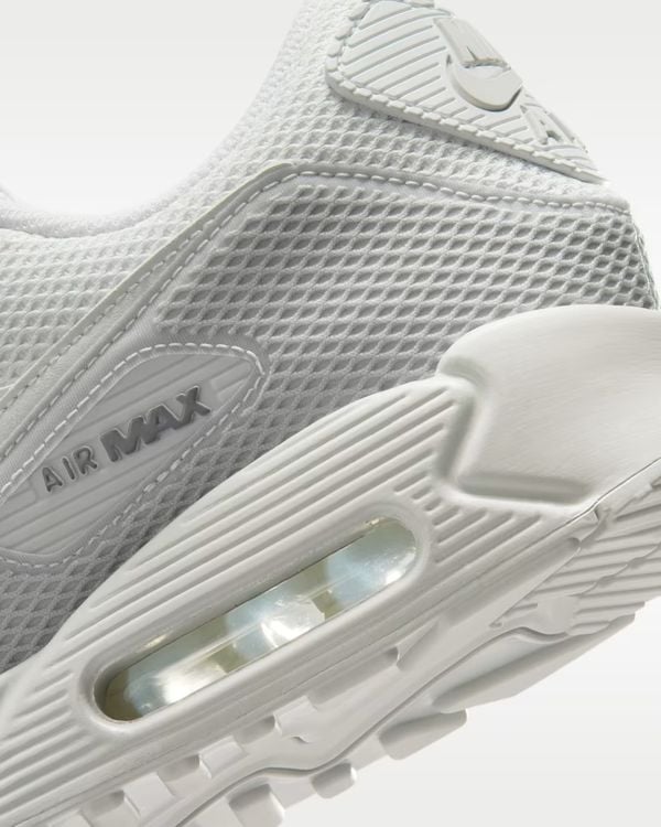nike air max 90 premium Off White Grey Fog Smoke Photon Dust IM5759-100 nieuwe sneakers new balance grey days