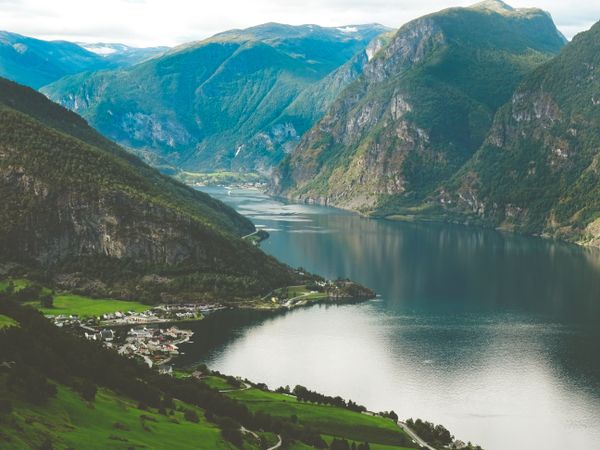wandelen, noorwegen, hiken, Aurlandsfjord