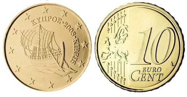 10 eurocent meer dan 10 cent waard cyprus