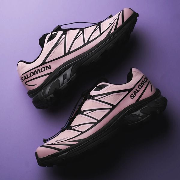 salomon xt-6 gore tex nieuwe trail sneakers hype roze zwart icy pink