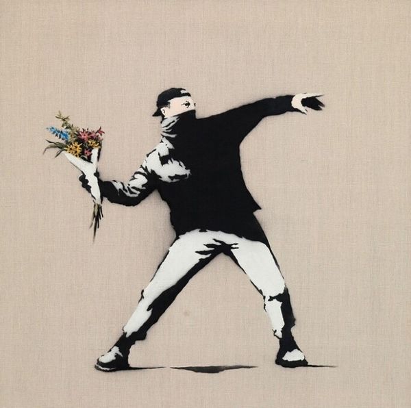 Love Is In The Air, banksy, crypto, ether