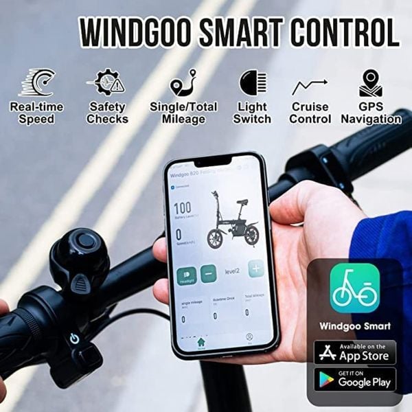 Windgoo B20 V3 goedkoopste e-bike bol.com elektrische fiets vouwfiets app