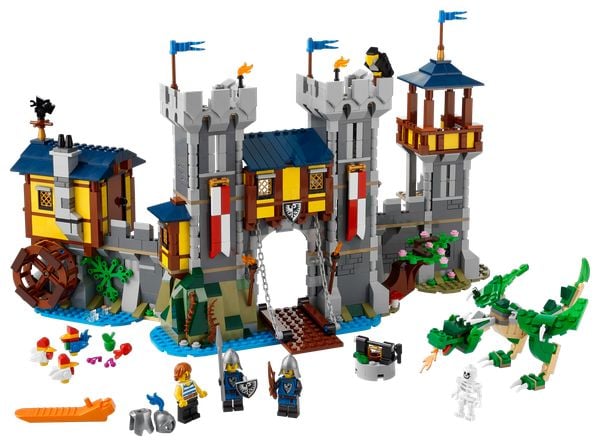 LEGO 3 in 1 medieval castle