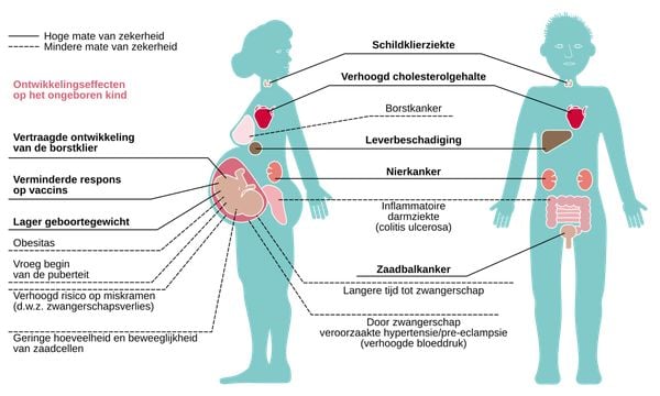 PFAS kankerverwekkend top 5 bronnen