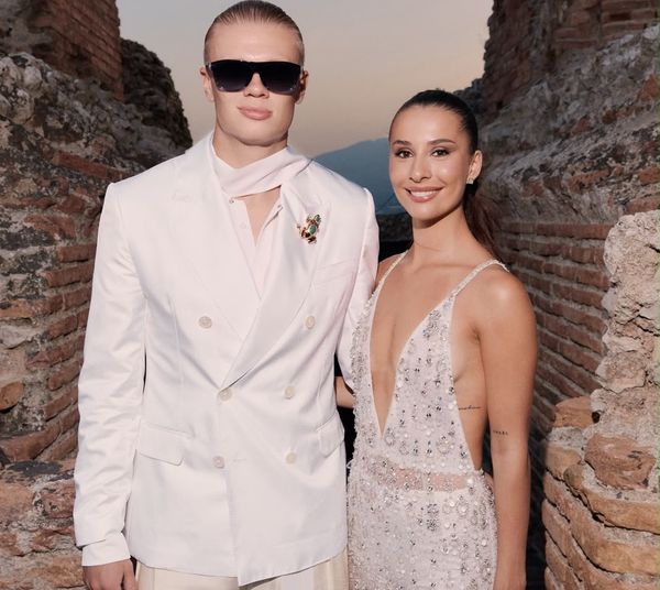 zijden blazer dolce and gabbana erling haaland
